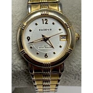 Elgin ELT016 New Battery Ladies Watch 23MM 6" Stretch Band‎ K19